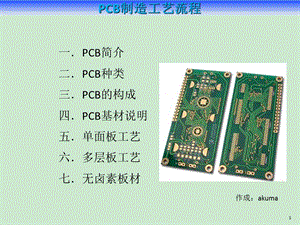 PCB制造工艺流程(基材单面 多层)ppt课件.ppt