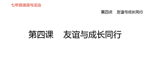 人教部编道德与法治七年级上册第四课友谊与成长同行课件.ppt