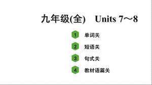 人教版中考英语词汇复习——九年级(全)Units7~8课件.ppt