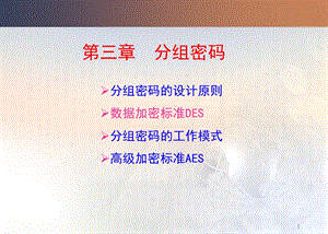 DES分组密码算法ppt课件.ppt