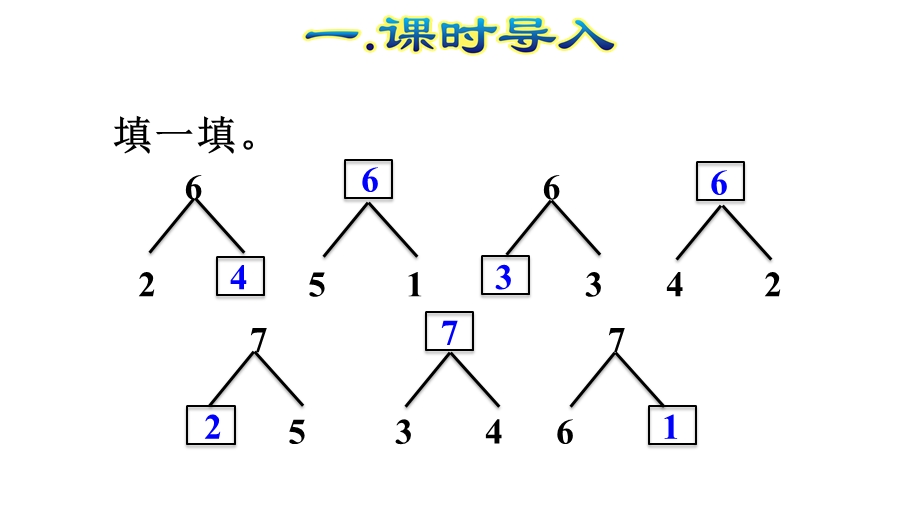 人教版部编版数学一年级上册第5单元6、7的加减法课件.pptx_第2页