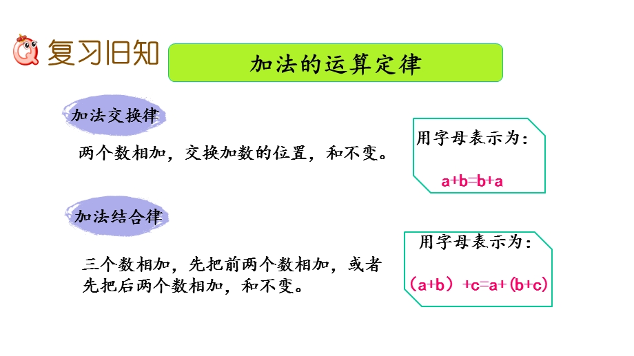 人教部编版四年级数学下册第三单元《运算定律》35练习六课件.pptx_第2页