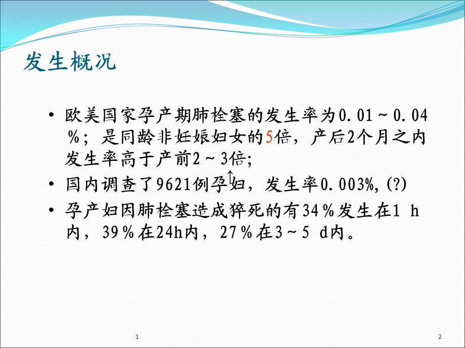 产科肺栓塞的识别和处理.ppt_第2页