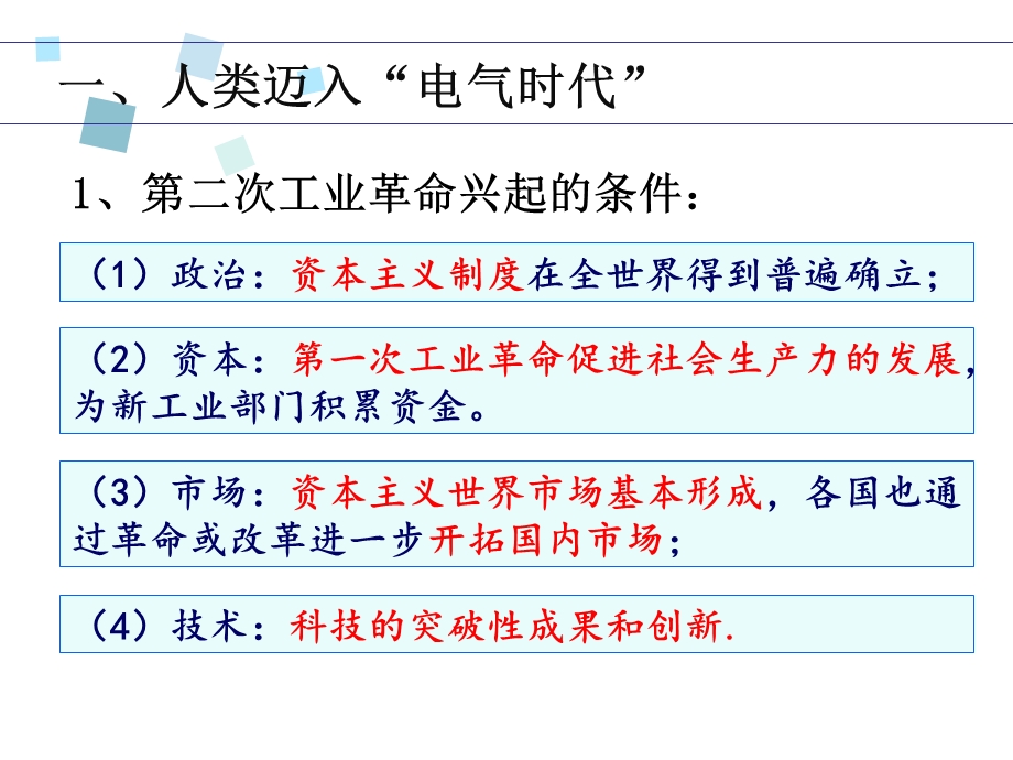 人教版必修二第八课第二次工业革命25课件.pptx_第2页