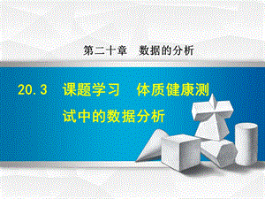 人教版八年级数学下册《203课题学习体质健康测试中的数据分析》课件.ppt