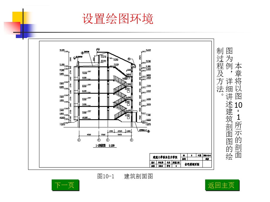 CAD建筑剖面图实例教程ppt课件.ppt_第2页