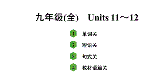 人教版中考英语词汇复习——九年级(全)Units11～12课件.ppt