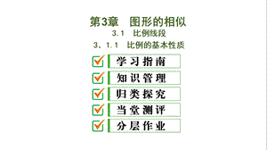 新湘教版九上数学课件：3.1.1-比例的基本性质.ppt