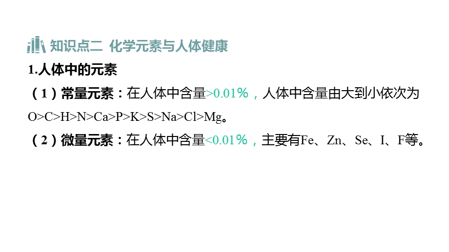 人教版九年级下册化学第十二单元化学与生活复习课件.ppt_第3页