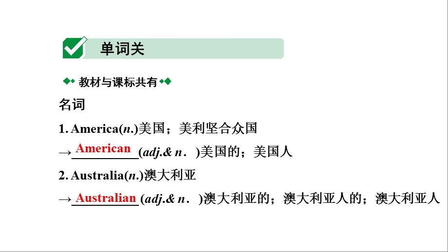 人教版中考英语词汇复习——七年级(下)Units5～8课件.ppt_第2页