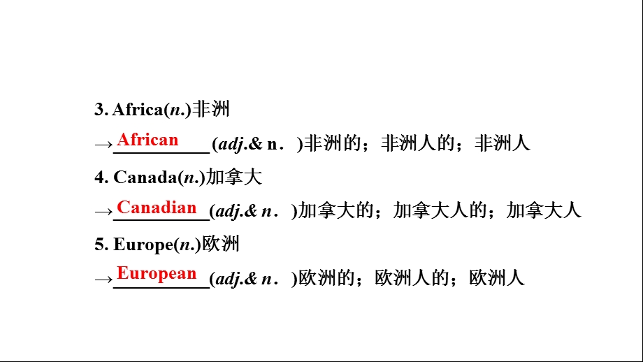 人教版中考英语词汇复习——七年级(下)Units5～8课件.ppt_第3页