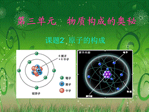 新人教版九年级化学课题2原子的结构课件.ppt