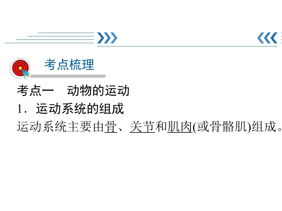 人教版七年级上册生物知识点精讲课件动物的运动和行为.pptx_第2页