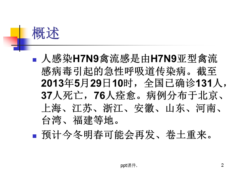 人感染H7N9禽流感临床诊治课件.ppt_第2页