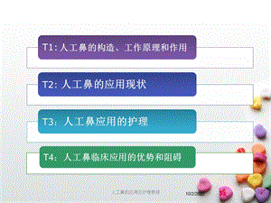 人工鼻的应用及护理教程培训课件.ppt