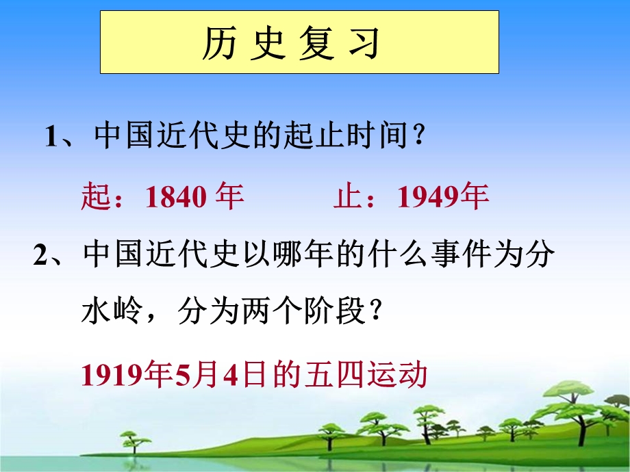 人教版八年级历史上册总复习课件.ppt_第1页