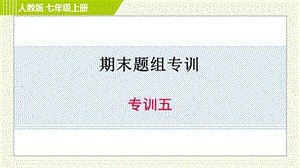 人教版七年级上册英语期末复习专训五课件.ppt