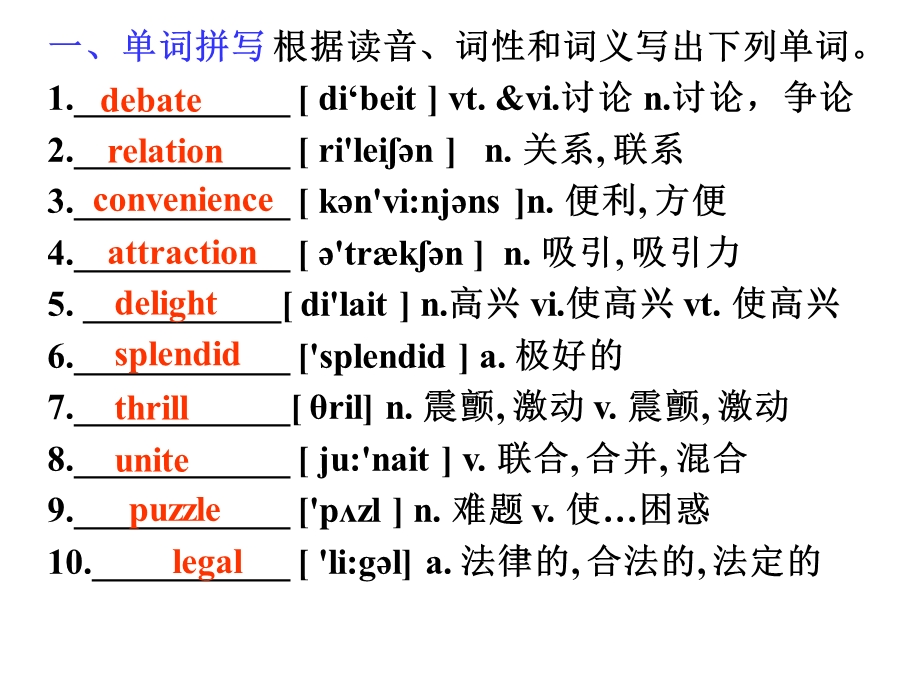 人教版新课标英语必修5Unit2 The United Kingdom 一轮复习课件.ppt_第3页