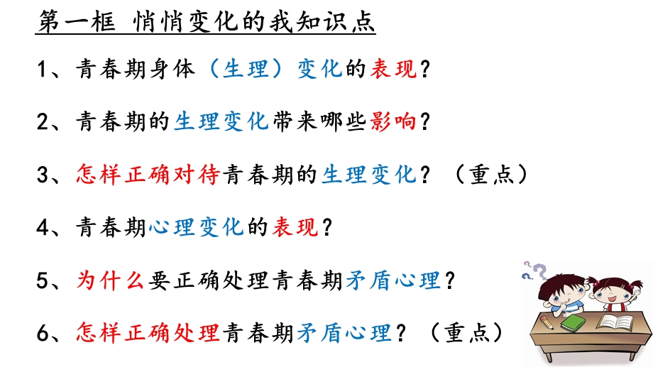 人教版道德与法治七年级下册第一课青春的邀约复习课件(共25张).pptx_第2页