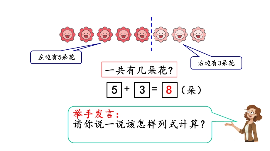 人教版一年级数学上册《5128和9的加减法》优秀课件.pptx_第3页