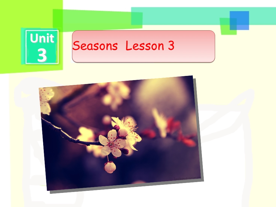 人教(新起点)二年级下册英语课件Unit3SeasonsLesson3(共17张).ppt_第1页