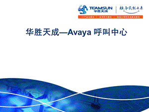 Avaya全套呼叫中心解决方案ppt课件.ppt