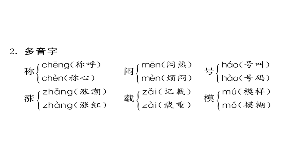 人教部编4年级语文上册课件期末专项复习全册1一8单元考点梳理.ppt_第3页