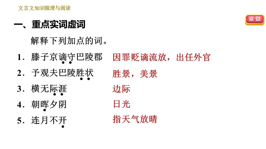 人教部编语文9年级上册期末专项训练复习专题六文言文知识梳理与阅读课件.ppt_第3页