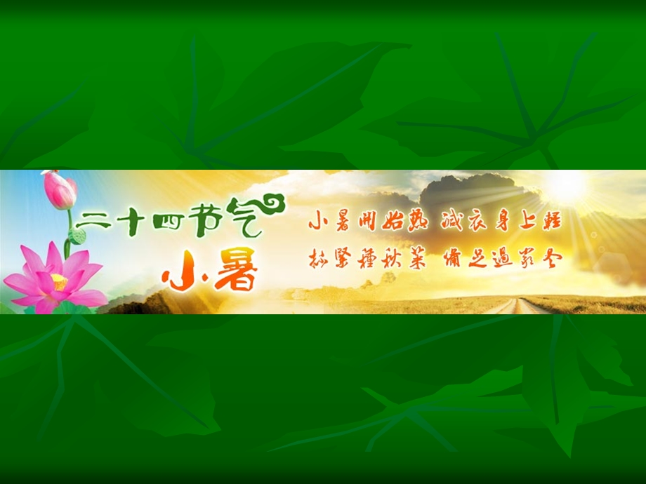 24节气—11小暑ppt课件.ppt_第1页