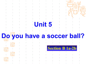 人教版七年级上Unit5SectionB(1a2b)课件(共20张).ppt