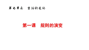 人教版七年级下册历史与社会第七单元生活的变化复习课件.pptx