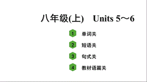 人教版中考英语词汇复习——八年级(上)Units5~6课件.ppt