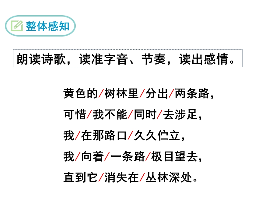 人教版初一语文下册《未选择的路》课件.ppt_第3页