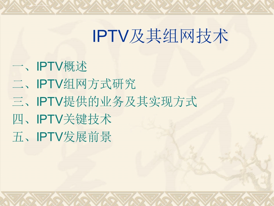 IPTV及其组网技术ppt课件.ppt_第2页