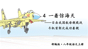 人教部编版八年级语文上册《第1单元4一着惊海天》优质课件.pptx