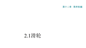 人教八年级物理下册第12章第2节滑轮习题课件.ppt