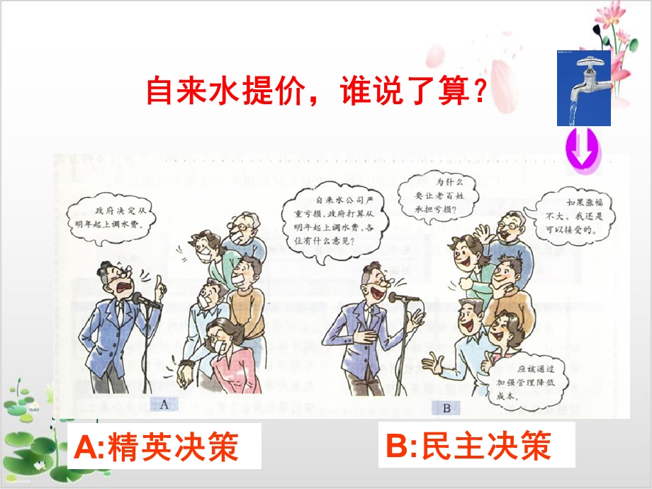 人教版 民主决策做出最佳选择完整版课件.ppt_第3页