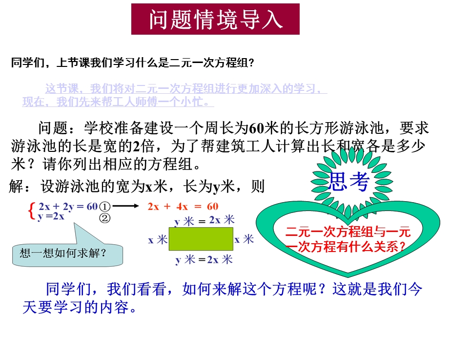 人教版七年级数学下册82 代入消元法解二元一次方程组公开课(共16张).ppt_第3页