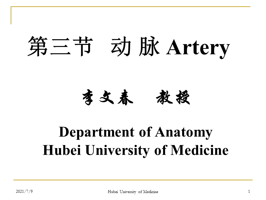 《系统解剖学》教学动脉课件.ppt_第1页