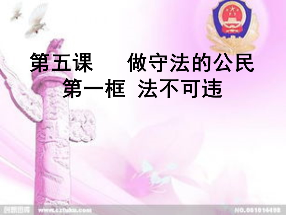 人教版道德与法治八年级上册51法不可违课件(共32张).pptx_第3页