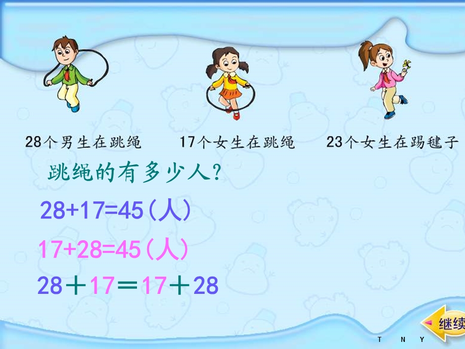 苏教版四年级数学下册加法交换律和结合律ppt课件.ppt_第3页