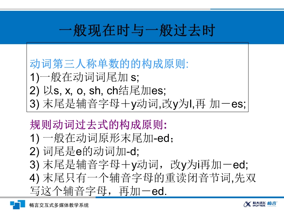 小学英语一般现在时与过去式课件.ppt_第2页