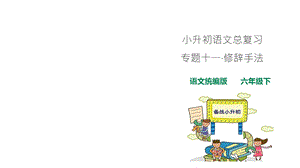 人教部编版小升初语文总复习专题十一·修辞手法课件.ppt