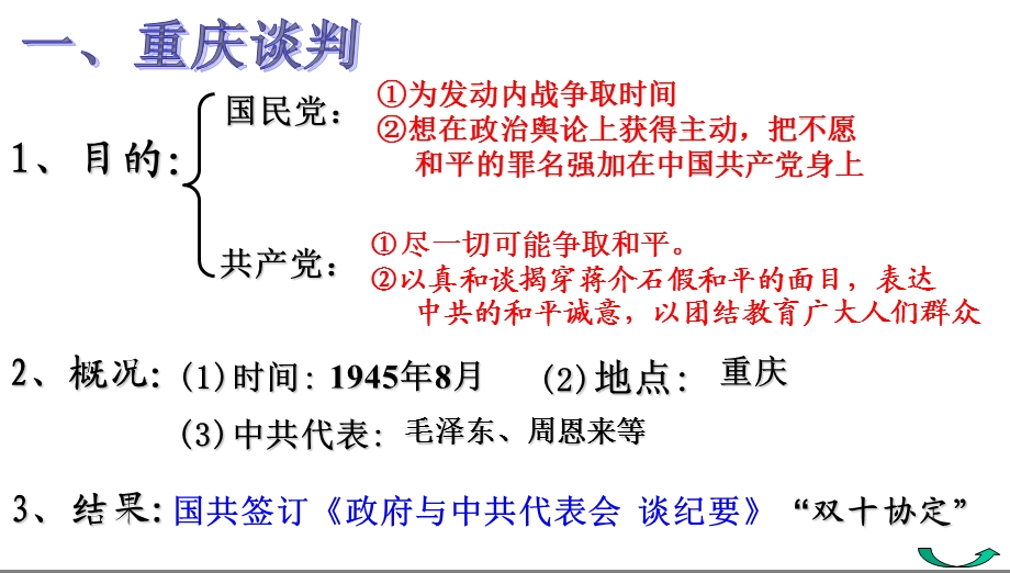 人教部编版八年级历史上册内战爆发课件.pptx_第2页