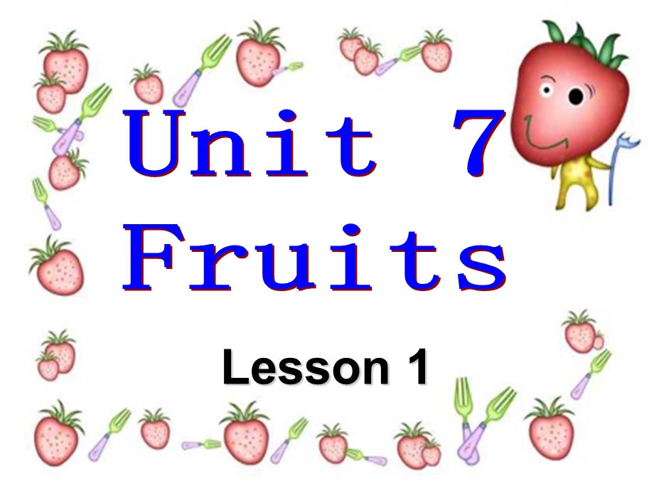 人教新起点一年级英语上册课件Unit6FruitLesson13.ppt_第1页