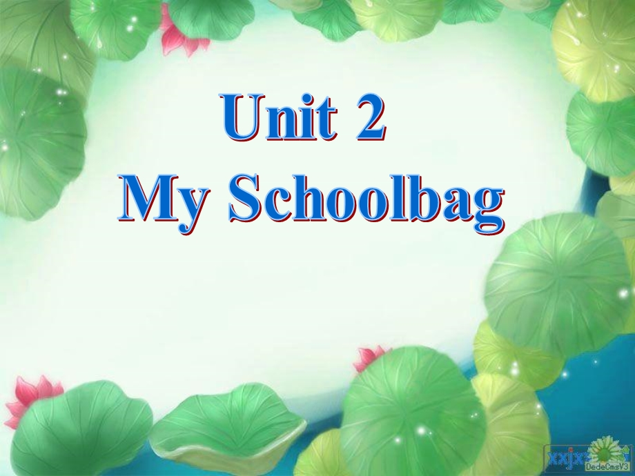 人教版四年级英语上册Unit2Myschoolbag课件.ppt_第1页