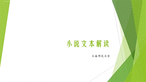 《小说文本解读》课件.pptx