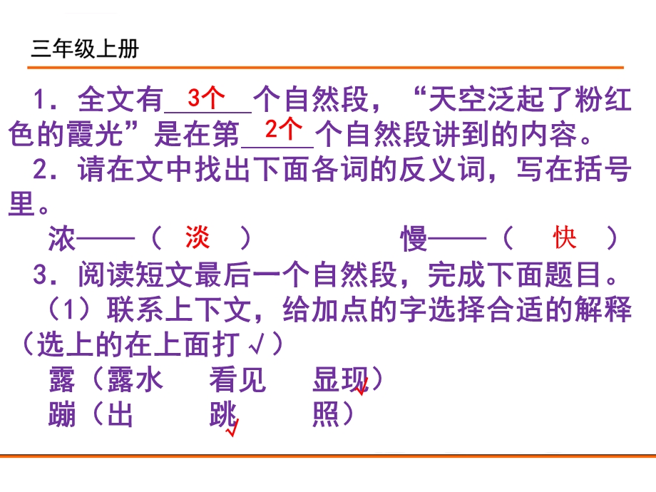 (部委编)三年级语文上阅读(大字实用)ppt课件.ppt_第3页