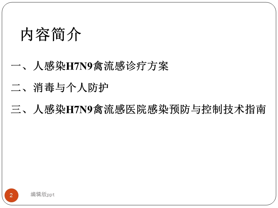 人感染H7N9禽流感诊疗消毒与防护课件.ppt_第2页