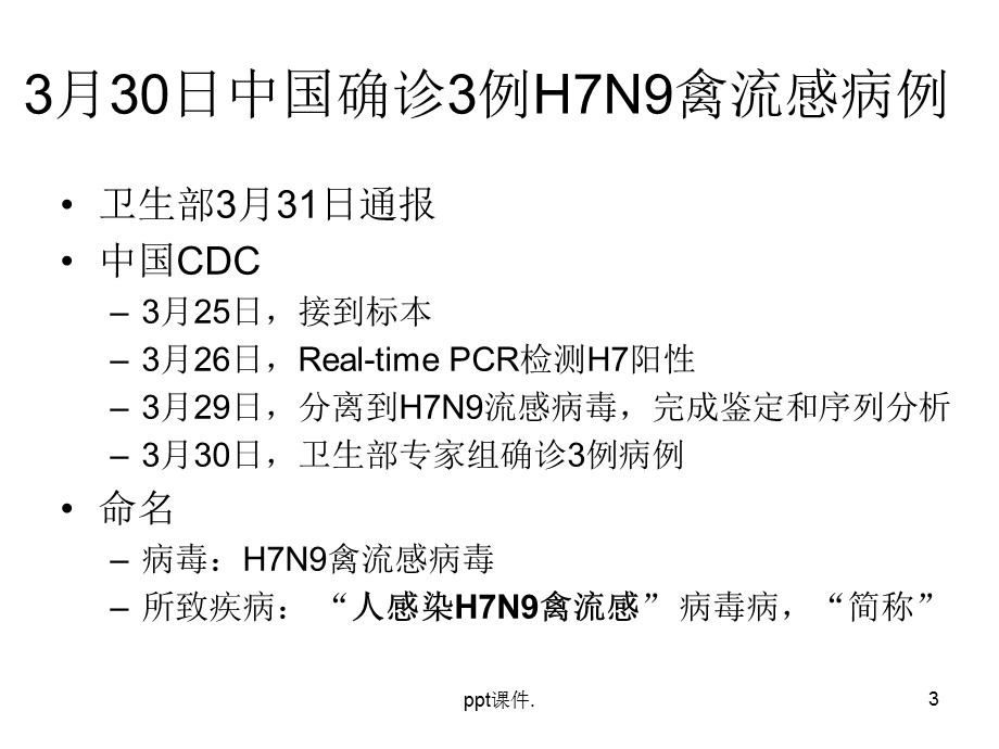 人感染H7N9禽流感全省培训课件.ppt_第3页